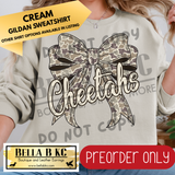 **PREORDER ONLY** Cheetahs Camo Coquette Bow - Tee or Sweatshirt - 1 Week Turn Around from Date of Order
