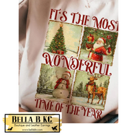 Christmas - It's the Most Wonderful Time of the Year Retro Tee or Sweatshirt