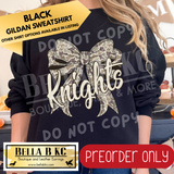 **PREORDER ONLY** Knights Camo Coquette Bow - Tee or Sweatshirt - 1 Week Turn Around from Date of Order