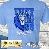 Kansas City Baseball - They Not Like Us Lion Tee or Sweatshirt
