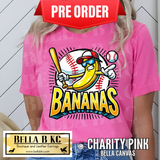 **PREORDER ONLY 1 WEEK TAT** Bananas Baseball Tee or Sweatshirt