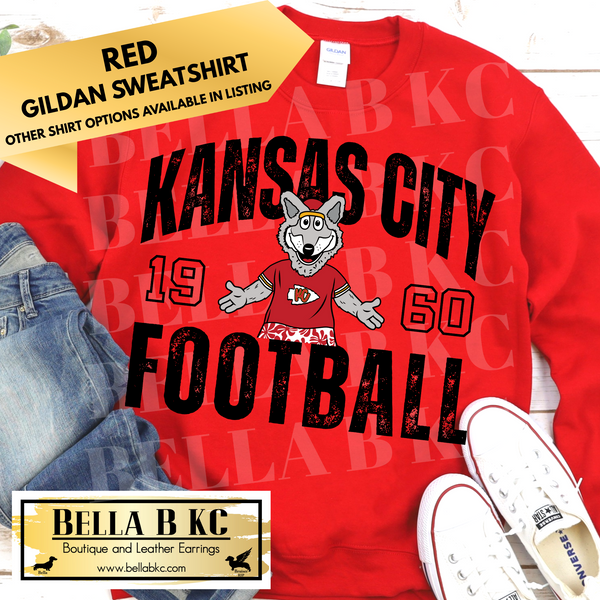Kingdom - KC Football 1960 Wolf Tee or Sweatshirt