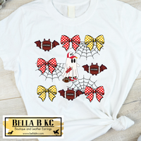 KC Football Bougie Ghost and Coquette Bows Tee or Sweatshirt