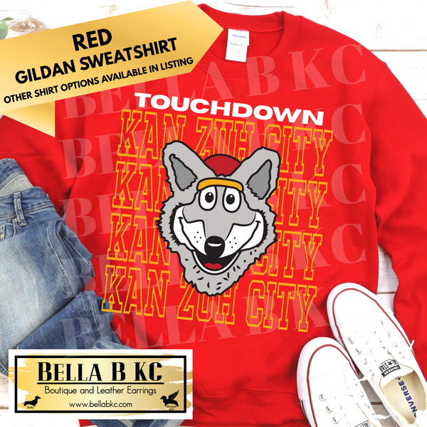 Kingdom - KC Football Touchdown Kan Zuh City Repeat Tee or Sweatshirt