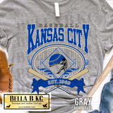 Kansas City Baseball Vintage Tee or Sweatshirt