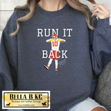 Kansas City Football #10 Run it Back Pop Tee or Sweatshirt