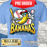 **PREORDER ONLY 1 WEEK TAT** Bananas Baseball Tee or Sweatshirt