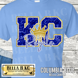 Kansas City Baseball *FAUX* Sequin KC Tee or Sweatshirt