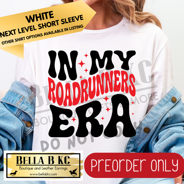 **PREORDER ONLY** In My Roadrunners Era (BLACK) Tee or Sweatshirt - 1 Week Turn Around from Date of Order