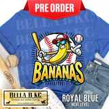 **PREORDER ONLY 1 WEEK TAT** Bananas Baseball Tee or Sweatshirt
