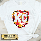 Kansas City Football KC Camo Shield Tee or Sweatshirt