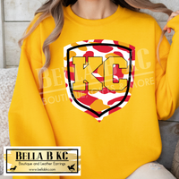 Kansas City Football KC Camo Shield Tee or Sweatshirt