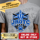 **PREORDER ONLY** Jaguars JROTC Jet with Shield - Tee or Sweatshirt - 1 Week Turn Around from Date of Order