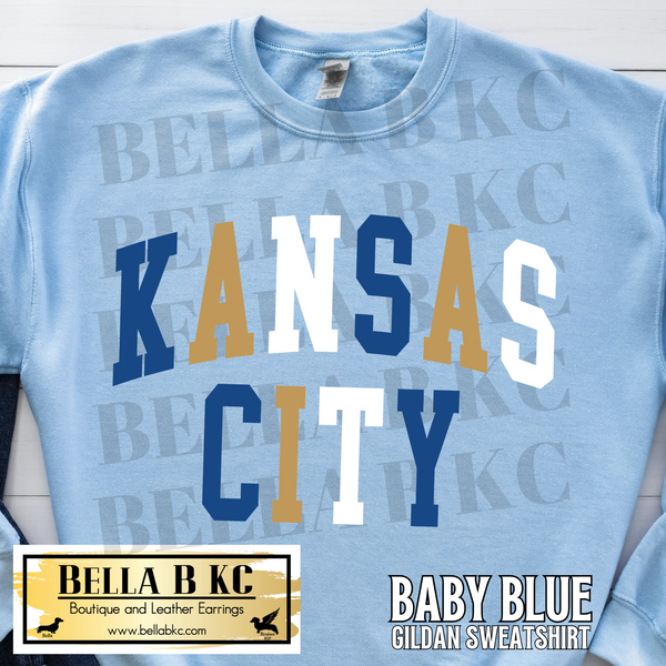 Kansas City Baseball Athletic Tee or Sweatshirt