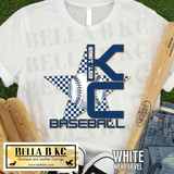 Kansas City Baseball KC Star Checkered Tee or Sweatshirt
