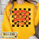 Kansas City Football KC Checkered Tee or Sweatshirt