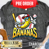 **PREORDER ONLY 1 WEEK TAT** Bananas Baseball Tee or Sweatshirt