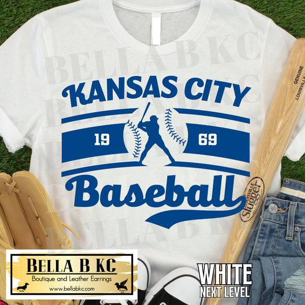 Kansas City Baseball Vintage Tee or Sweatshirt