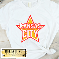 Kansas City Football Star Tee or Sweatshirt