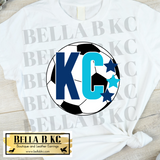 Kansas City Sporting Soccer Ball Tee or Sweatshirt