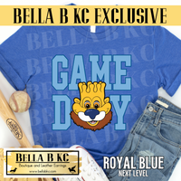 **BBKC EXCLUSIVE** Kansas City Baseball Game Day Lion Tee or Sweatshirt