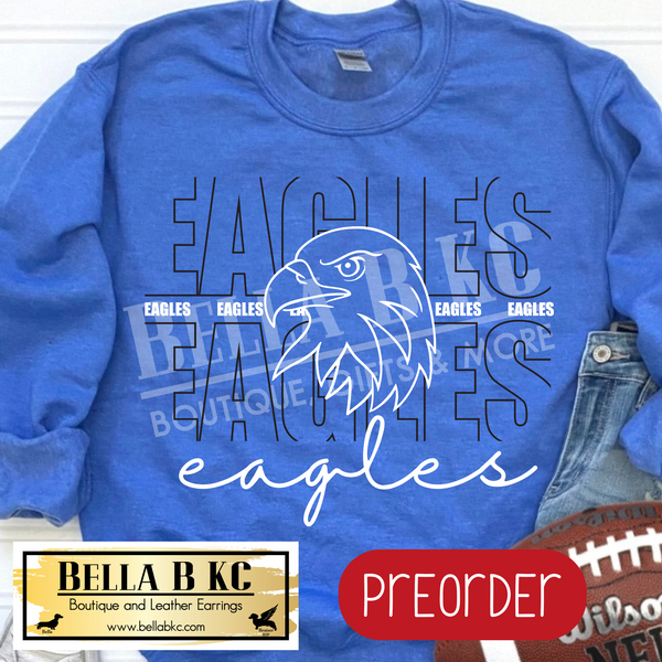 **PREORDER ONLY** Eagles B/W - Tee or Sweatshirt - 1 Week Turn Around from Date of Order