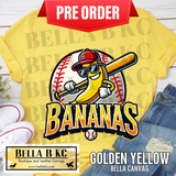 **PREORDER ONLY 1 WEEK TAT** Bananas Baseball Tee or Sweatshirt