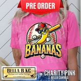 **PREORDER ONLY 1 WEEK TAT** Bananas Baseball Tee or Sweatshirt