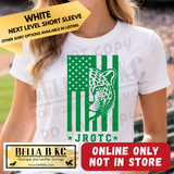 **PREORDER ONLY** Jaguars JROTC Green Flag - Tee or Sweatshirt - 1 Week Turn Around from Date of Order