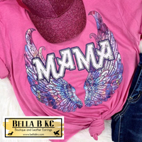 Mother - Mama Colorful Feathers Tee
