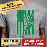 **PREORDER ONLY** Jaguars JROTC Green Flag - Tee or Sweatshirt - 1 Week Turn Around from Date of Order