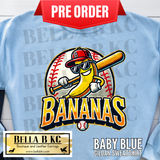 **PREORDER ONLY 1 WEEK TAT** Bananas Baseball Tee or Sweatshirt