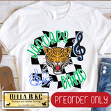 **PREORDER ONLY** Jaguars Band Checkered - Tee or Sweatshirt - 1 Week Turn Around from Date of Order
