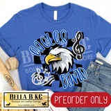 **PREORDER ONLY** Eagles Band Checkered - Tee or Sweatshirt - 1 Week Turn Around from Date of Order