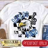 **PREORDER ONLY** Eagles Band Checkered - Tee or Sweatshirt - 1 Week Turn Around from Date of Order