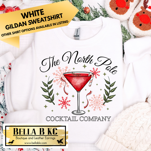 Christmas - The North Pole Cocktail Club - Multiple Shirt Options