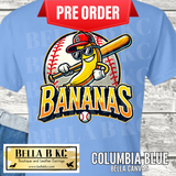 **PREORDER ONLY 1 WEEK TAT** Bananas Baseball Tee or Sweatshirt