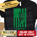 **PREORDER ONLY** Jaguars JROTC Green Flag - Tee or Sweatshirt - 1 Week Turn Around from Date of Order