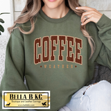 Coffee Weather Distressed Tee or Sweatshirt