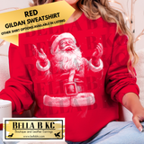 ***TEMPORARILY OUT OF STOCK. RESTOCK ETA 12/4 - Christmas - Monotone Joyful Santa - Multiple Shirt Options