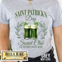 St. Patrick's Day - Social Club Tee or Sweatshirt