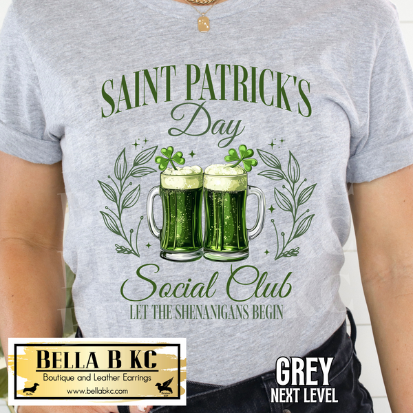 St. Patrick's Day - Social Club Tee or Sweatshirt