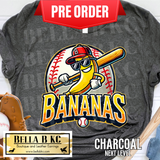 **PREORDER ONLY 1 WEEK TAT** Bananas Baseball Tee or Sweatshirt