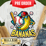 **PREORDER ONLY 1 WEEK TAT** Bananas Baseball Tee or Sweatshirt