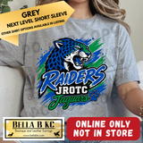 **PREORDER ONLY** Jaguars JROTC Raiders Paint Strokes - Tee or Sweatshirt - 1 Week Turn Around from Date of Order