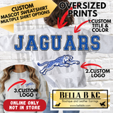 **PREORDER** Oversized Mascot Sweatshirt - CUSTOM - 1 Week Turnaround