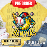 **PREORDER ONLY 1 WEEK TAT** Bananas Baseball Tee or Sweatshirt