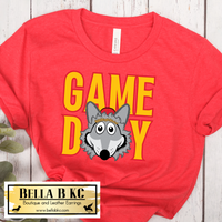 Kansas City Football Wolf Game Day Tee or Sweatshirt