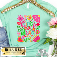 Cinco De Mayo Floral Tee