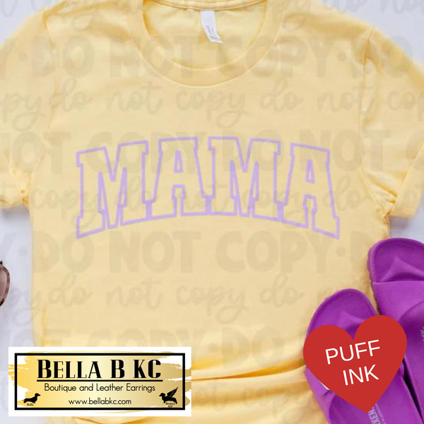 Mother - Mama PUFF LAVENDER Print Tee